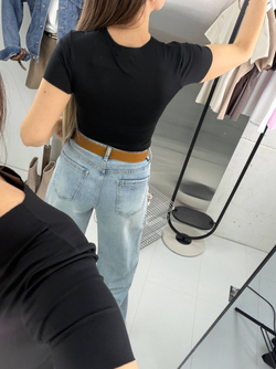 Футболка женская арт. 016 цвет "чёрный"