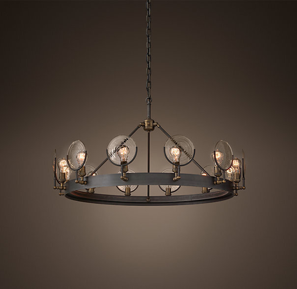 люстра Gaslight Lens Chandelier 8