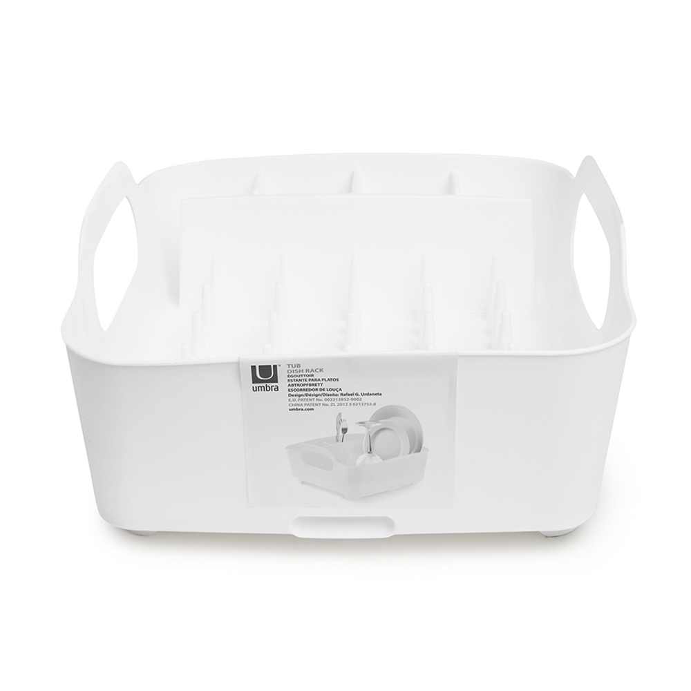 Сушилка для посуды tub белая
