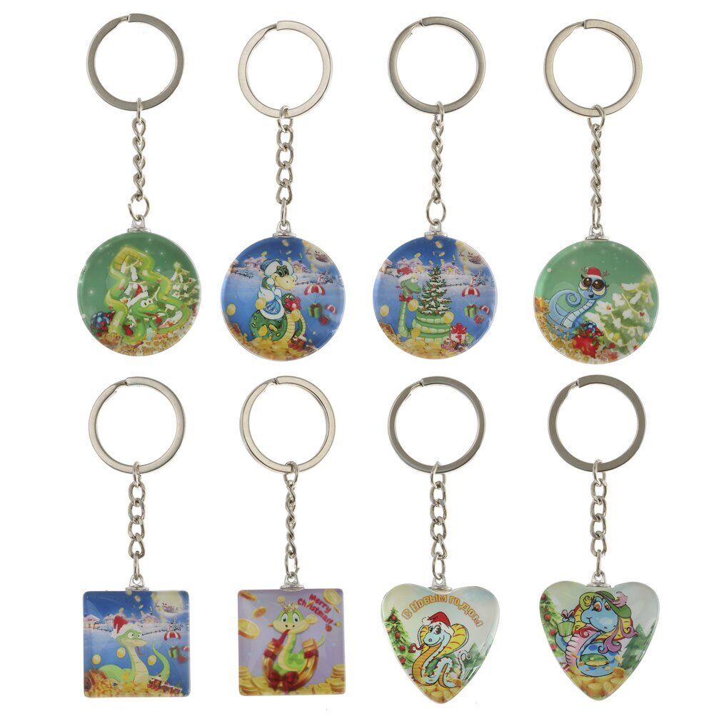 GAEM Брелок "Змейка", L3 W1,5 H9,5 см, 8в.