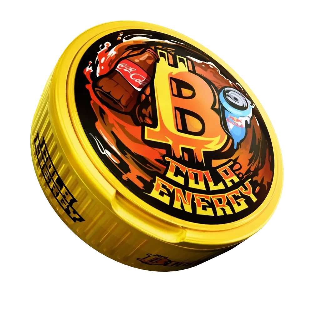 Снюс BITCOIN COLA ENERGY (200 МГ) - КОЛА, ЭНЕРГЕТИК