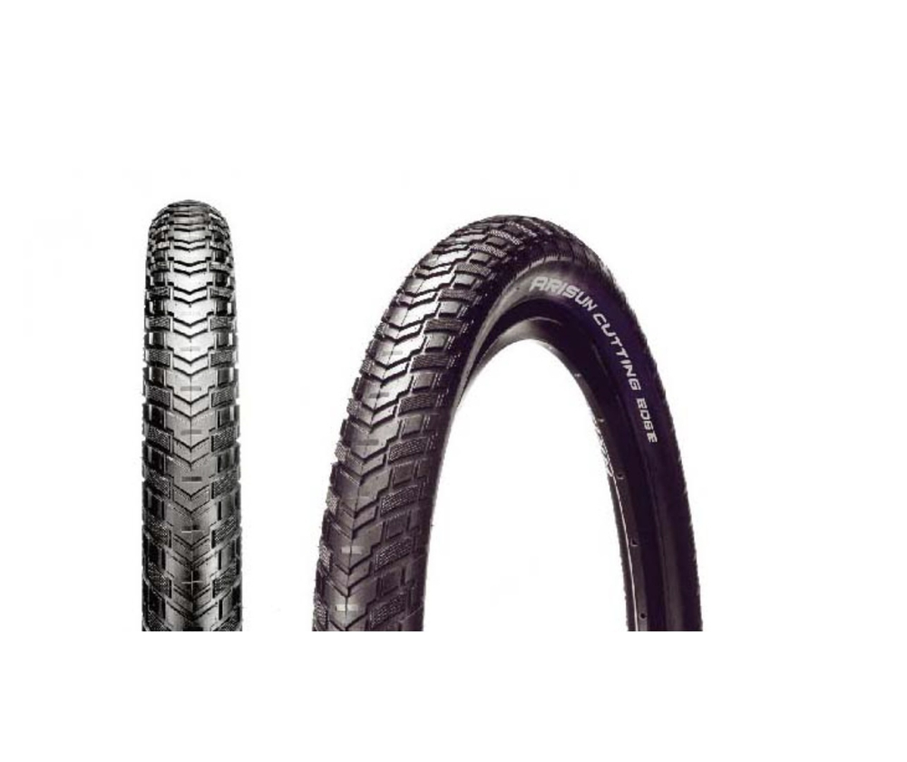 Покрышка ARISUN 20"x 2.10 (53-406), CUTTING EDGE, Wire, 60TPI, черная