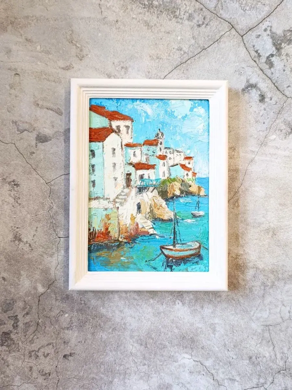 Картина маслом на стену в раме