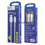 Кабель USB-Type-C GFPoWeR 42T, 1м, 2.4А, белый ТРЕ