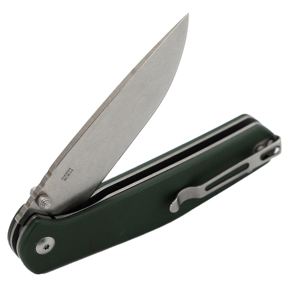 Нож складной туристический Ganzo G6804-GR зеленый