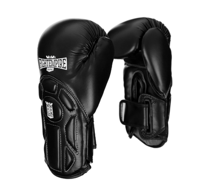 Перчатки боксёрские FIGHT EMPIRE, PREMIUM, чёрные, размер 8 oz