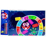 Игра-ходилка, Ракета "Монстрики", 3 +, размер игрового поля 420 х 300 мм, в комплекте кубик, 4 фишки, пакет с европодвесом