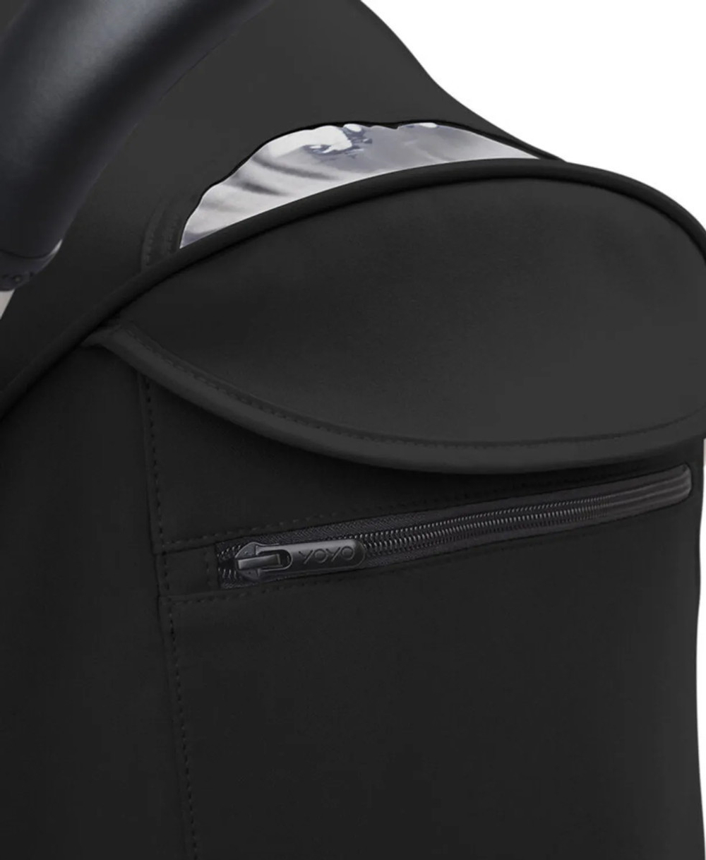 Коляска Stokke YOYO3 Newborn Shell рама чёрная Black 2 в 1 Black