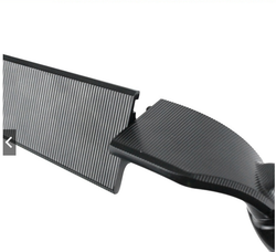 Mirror blade style, RAZOR, Aluminium. For Honda CBR. Hole 6mm 38-50mm