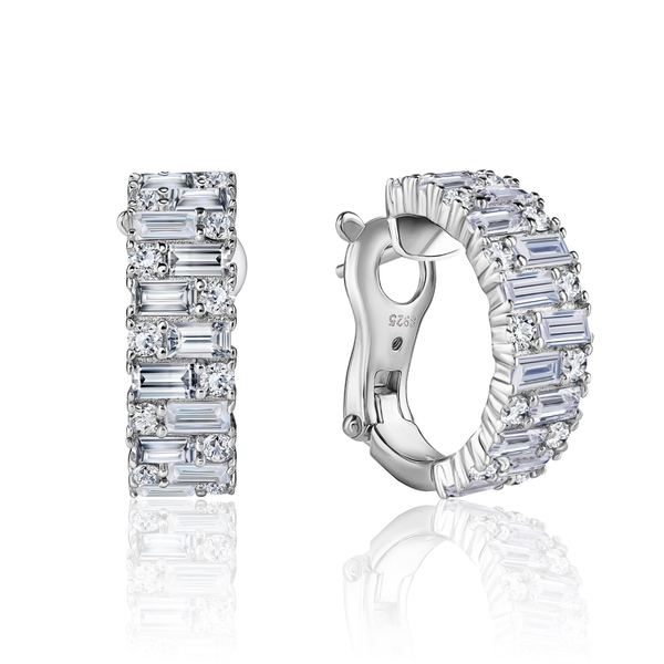 Серьги с английским замком