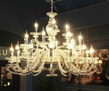 murano chandelier 12- 28 by Arlecchino Arts ( HK)