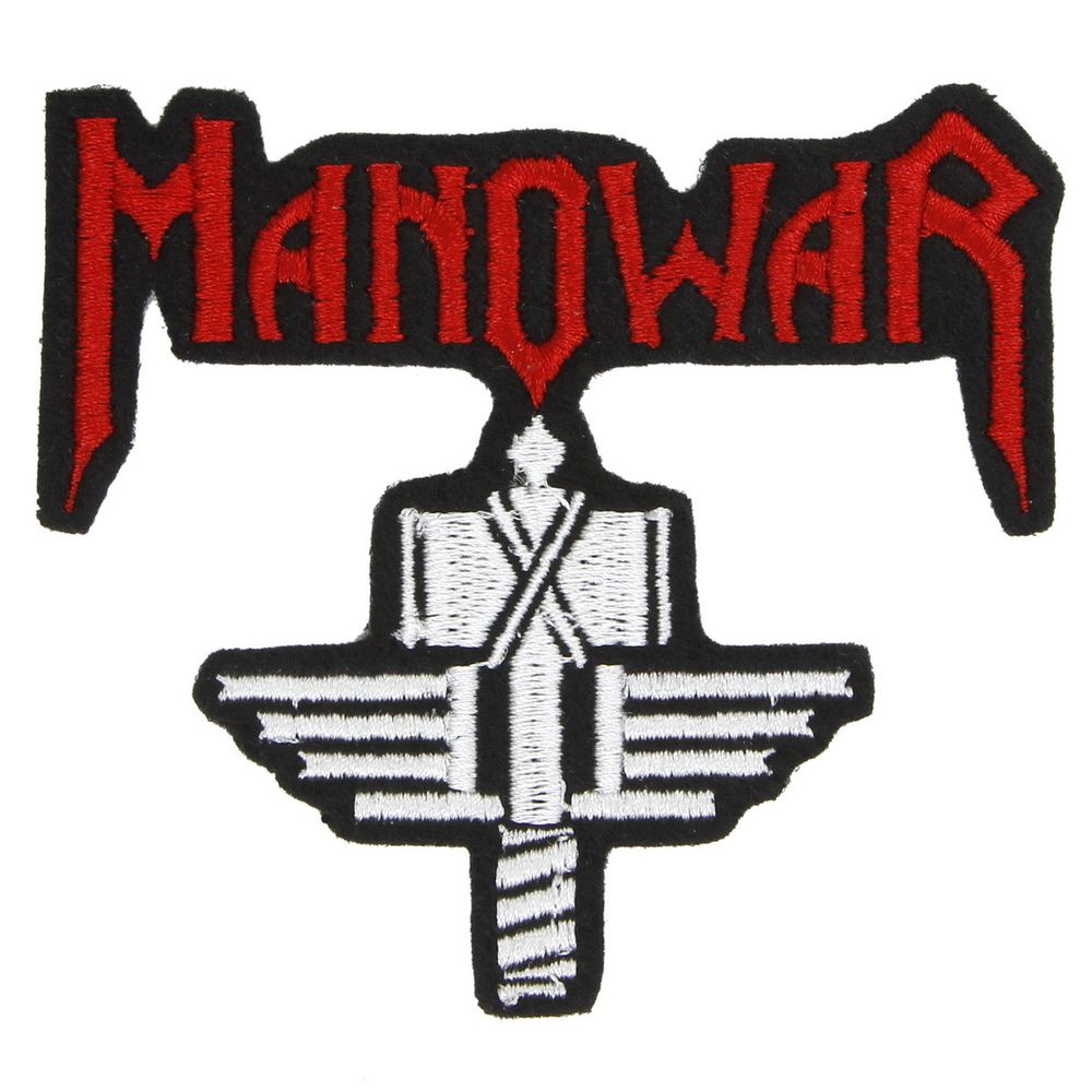 Нашивка с вышивкой группы Manowar