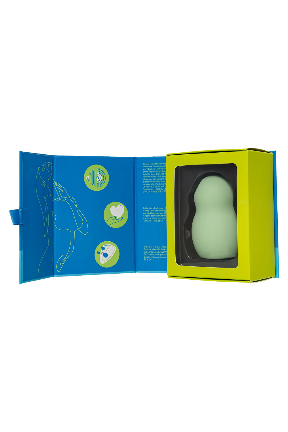 Вакуумный стимулятор клитора Satisfyer Pro To Go 1, мятный