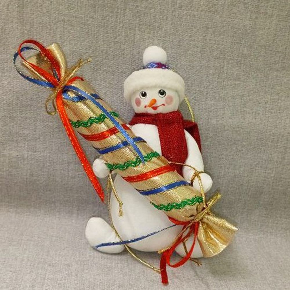 Ёлочная игрушка Снеговик