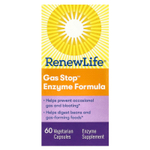 Renew Life, Gas Stop ™ Enzyme Formula, 60 вегетарианских капсул