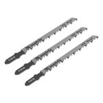 Полотна для электро лобзика по дереву, 3 шт, T101D, 75 х 4.0 мм, HCS Matrix Professional, 78202