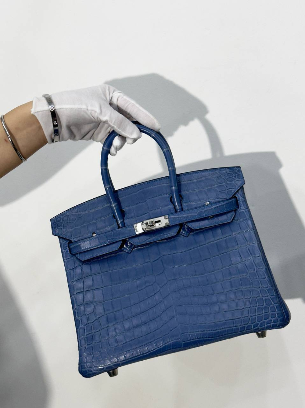 Сумка Hermes из кожи крокодила 25 см, арт. 466224643