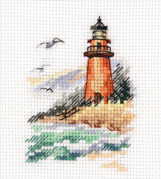 "Берег холодного моря"-0-225  вышивка