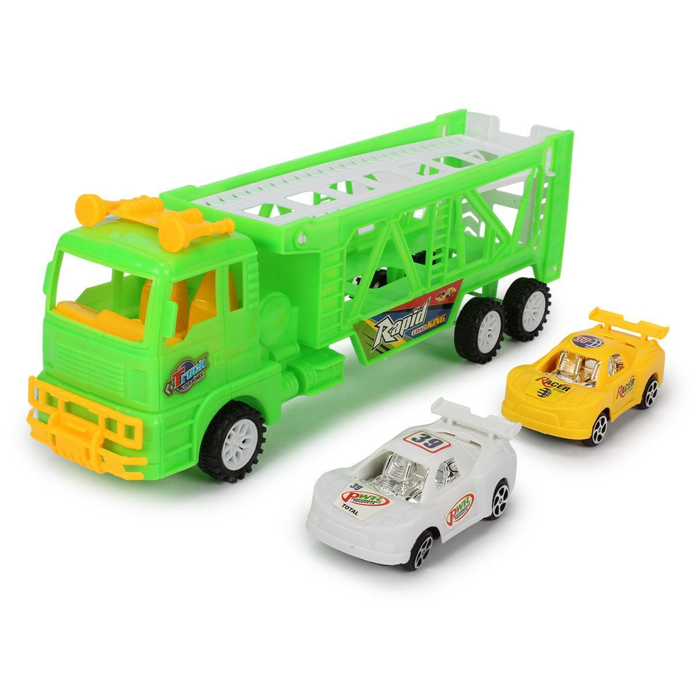 Автовоз ин. +2машины, пакет JL002-3