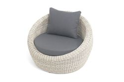 "Барселона" кресло из искусственного ротанга, цвет бежевый