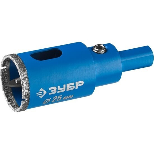 Коронка алмазная по кафелю и стеклу ЗУБР Профессионал