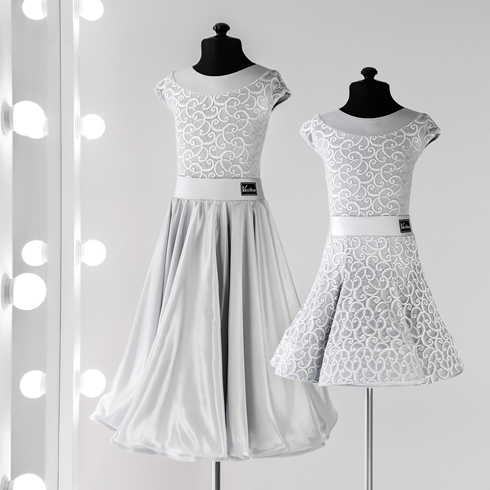 платье с двумя юбками