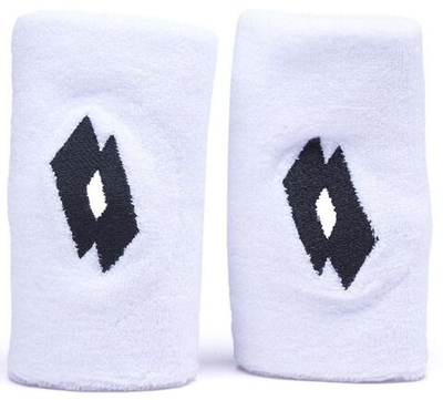 Напульсник теннисный Lotto SKG Big Wrist B II - bright white/all black