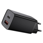 Зарядное устройство Baseus GaN2 Lite Quick Charger C+U 65W - Black