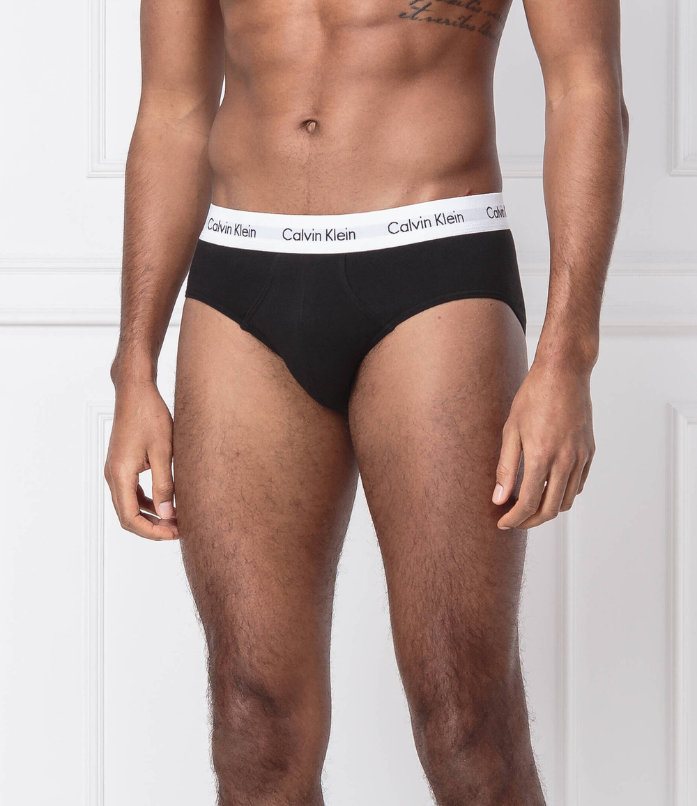 Брифы 3 пары Calvin Klein Underwear - черный(0000U2661G)