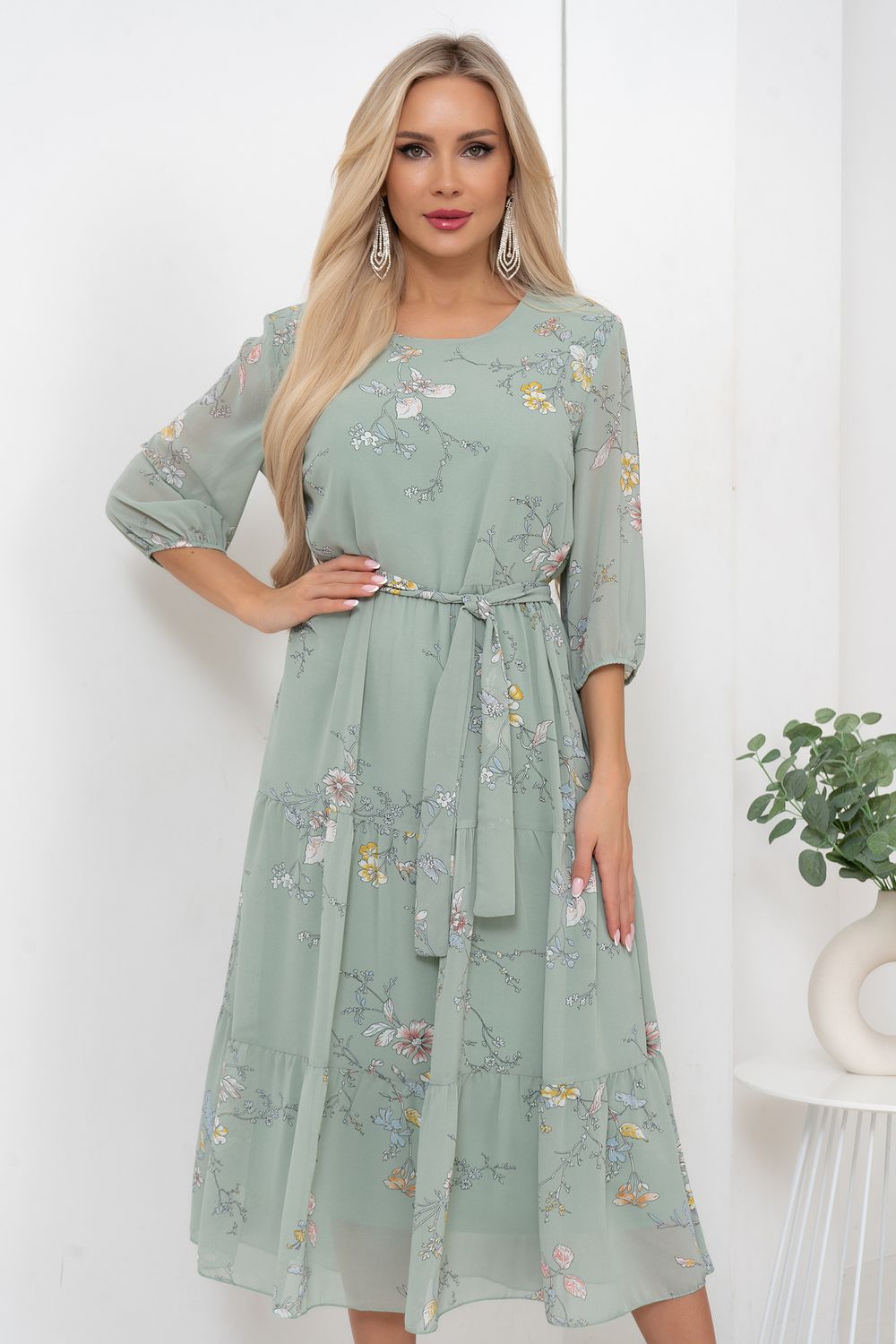 Платье Хелен (мята) Р11-1075/8 Nikol (Акция)