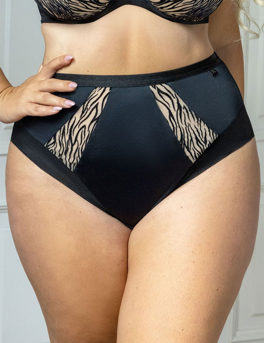 Трусы Kris Line Queen слипы High Waist (черный)