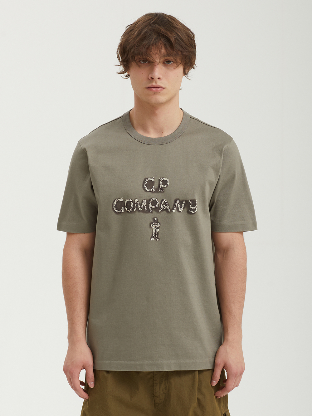 Мужская Футболка In Mercerized Jersey 30/2 Twisted