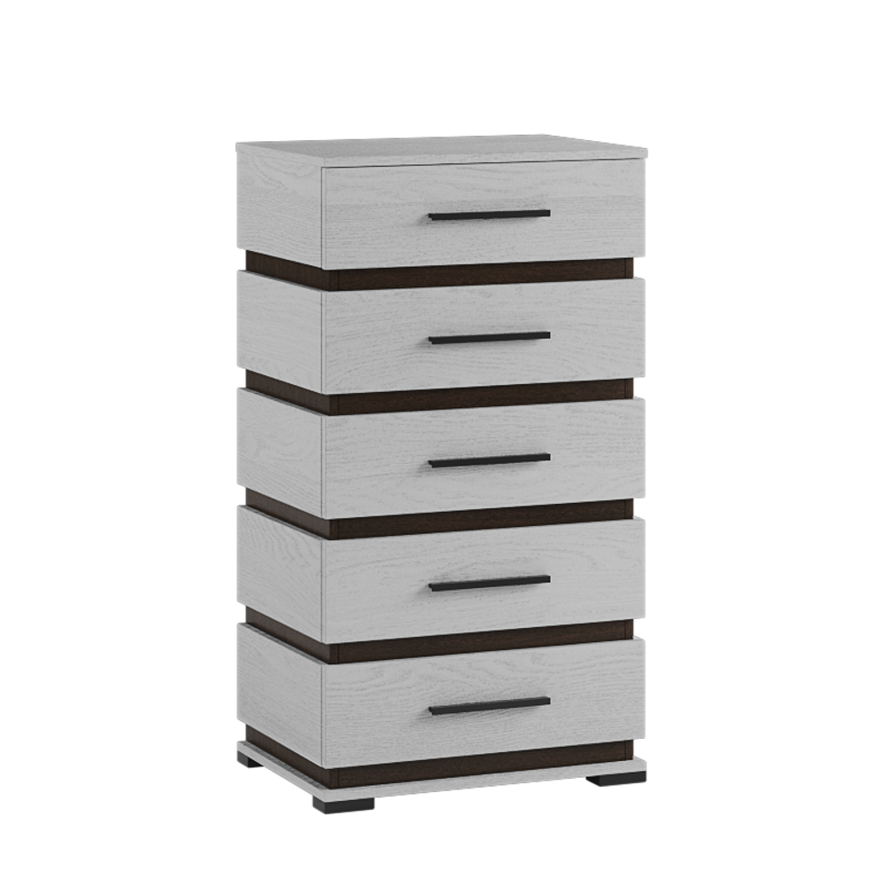 Комод высокий Модена МК-1, ясень анкор светлый/венге