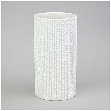 ВАЗА 12*12*23СМ КОЛЛЕКЦИЯ "КАПЛИ ДОЖДЯ" ЦВЕТ: БЕЛЫЙ