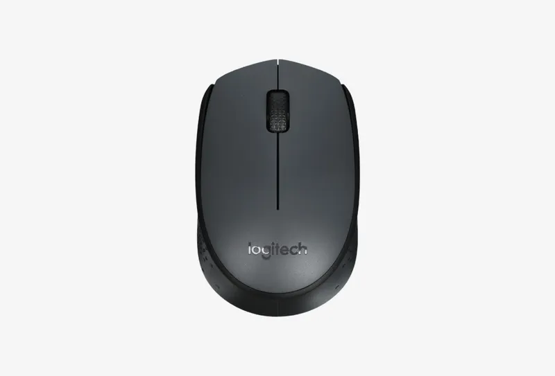Мышь радиоканал Logitech Logitech M170 серый