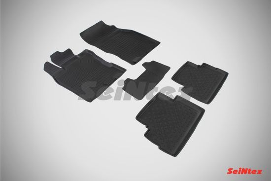 Резиновые коврики в салон Nissan Qashqai II [японская сборка] (2013-2016) "Высокий борт"