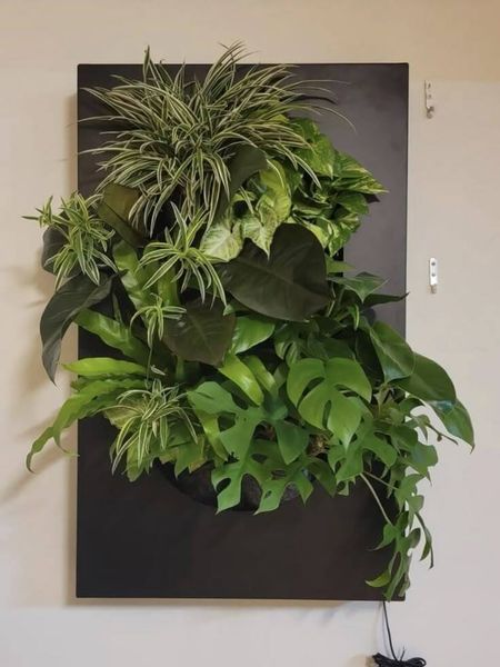 Как сделать пано из искусственных растений