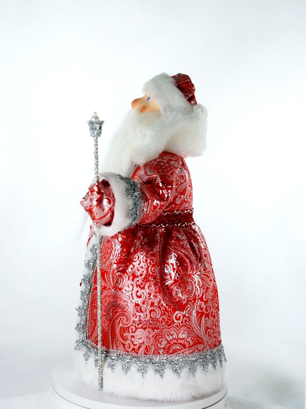 Дед Мороз под елку, фарфоровая кукла Дедушка Мороз