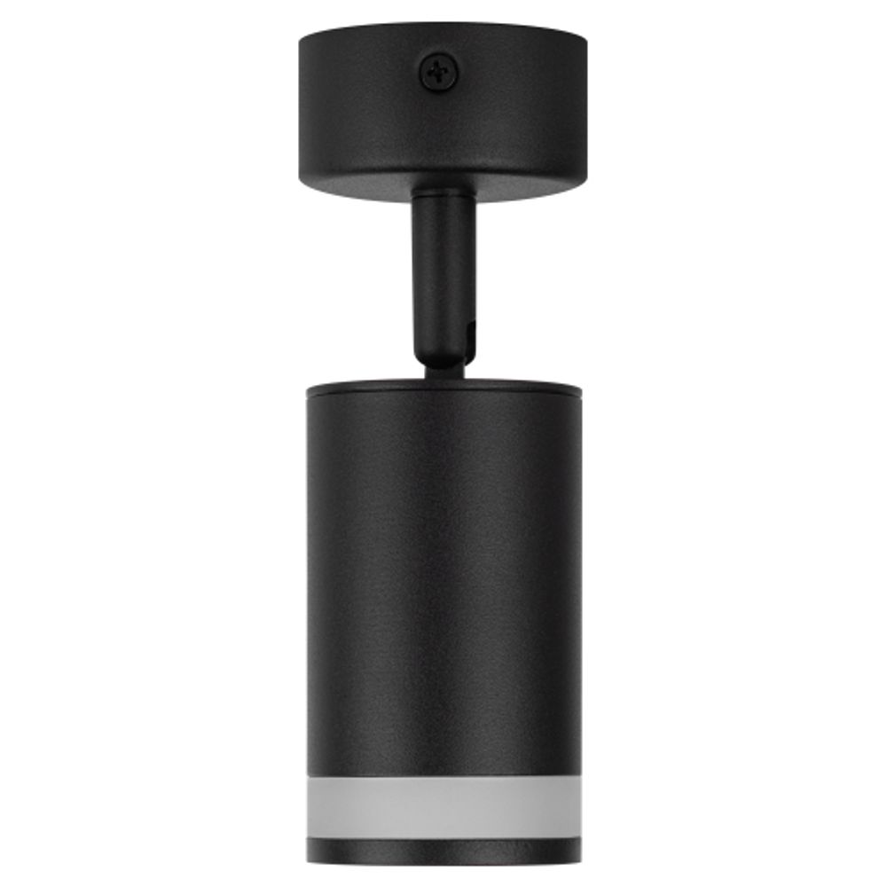 Светильник настенно-потолочный спот ЭРА OL23 BK под лампу MR16 GU10 поворотный черный