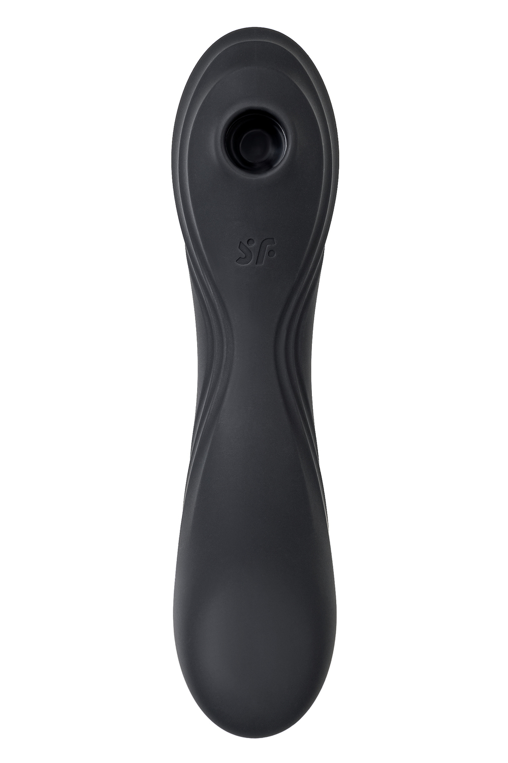 Вакуум-волновой бесконтактный стимулятор клитора Satisfyer Curvy Trinity 4, силикон, чёрный