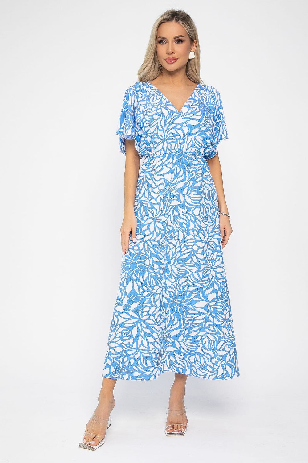 Платье Летнее настроение (голубое) П13728-7М LT Collection