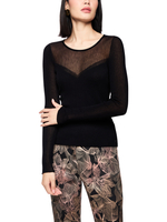 Джемпер из вискозы и хлопка