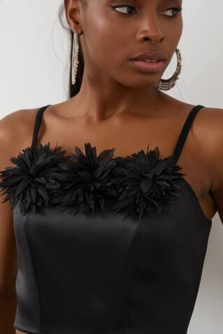 Корсет с цветами