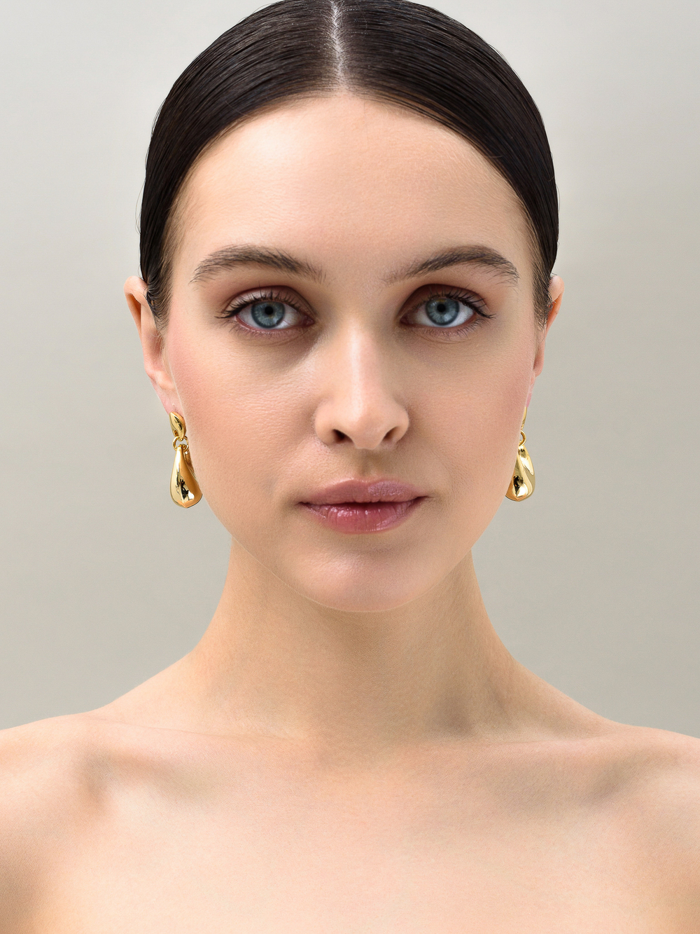 Серьги "Drop parody" Gold