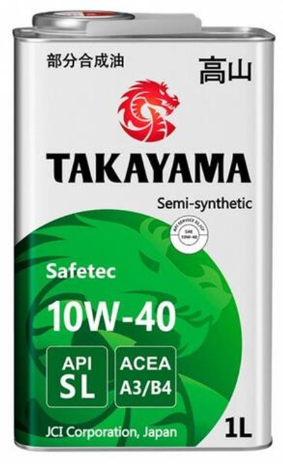Takayama Safetec 10W-40 A3/B4 SL 1л (металл)