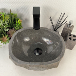 Раковина из андезита Erozy Grey EA-65562 36*31*15 0037