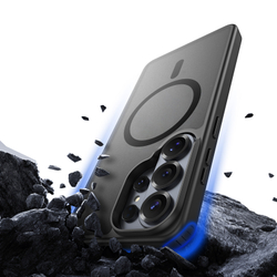 Чехол черного цвета с MagSafe для Samsung Galaxy S26 Ultra, серия Yind Series от Dux Ducis