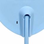 Зеркало настольное с подсветкой на подставке «Mary Touch - Heart», цвет голубой, USB, 20*28см