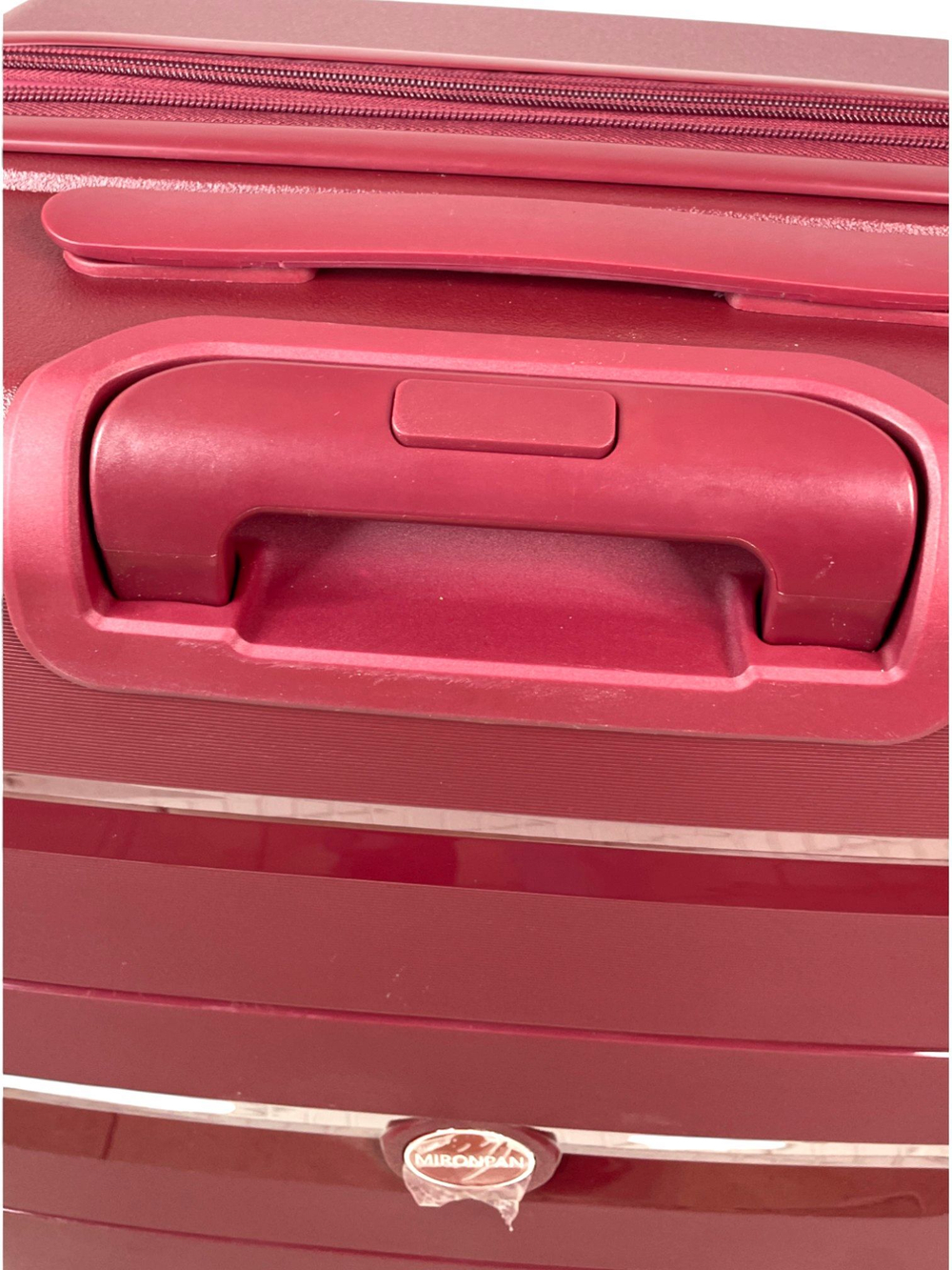 Средний чемодан Mironpan 23102, Бордовый, M+
