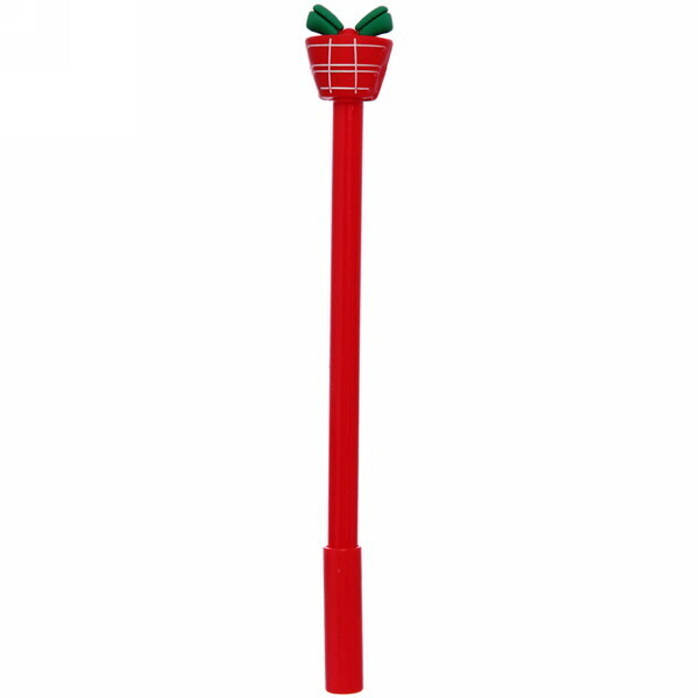 Ручка гелевая, цвет синий «Новогодний подарок», 19см